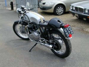 1960 Norton Classic Ref 8386 - Triton 650 Cafe Racer in Silver — image 4