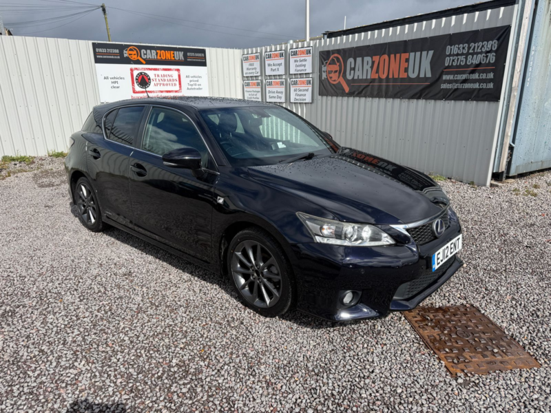 2012 Lexus Ct 1.8 200h F Sport CVT Euro 5 (s/s) 5dr in Black — image 1