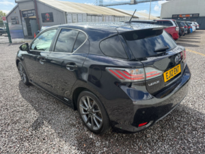 2012 Lexus Ct 1.8 200h F Sport CVT Euro 5 (s/s) 5dr in Black — image 6