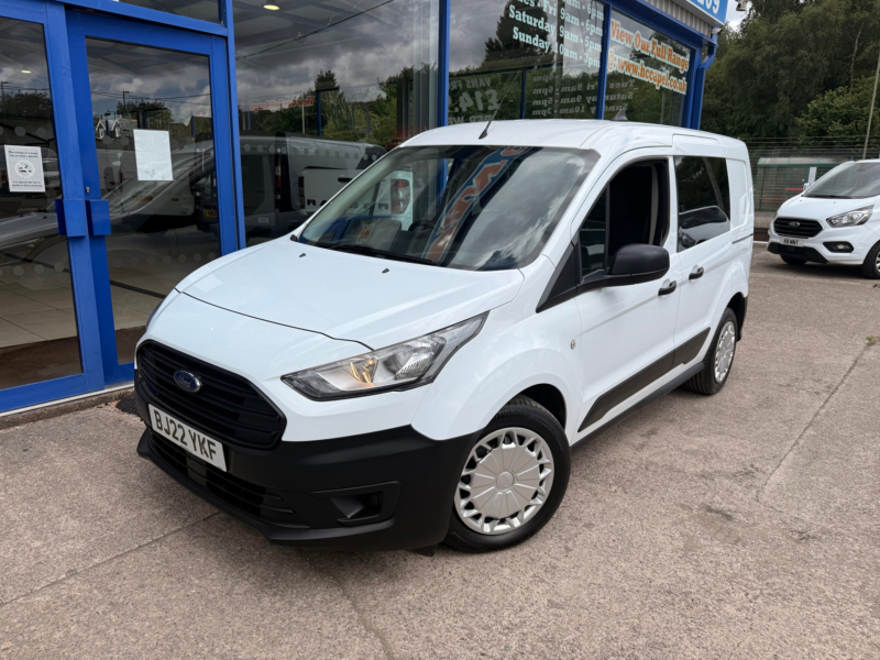 2022 Ford Transit Connect 1.5 240 Ecoblue Leader Crew Van Double Cab 6dr Diesel Manual L1 Euro 6 100 Ps in White — image 1