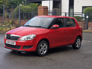 2013 Skoda Fabia 1.2 Se Hatchback 5dr Petrol Manual Euro 5 (69 Ps) in Red — image 3