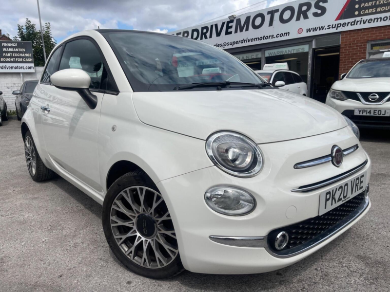 2020 Fiat 500 1.2 Star Euro 6 (s/s) 3dr in White — image 1