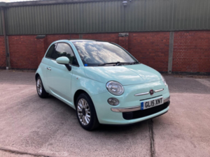 2015 Fiat 500 1.2 Lounge Euro 6 (s/s) 3dr in Green — image 2