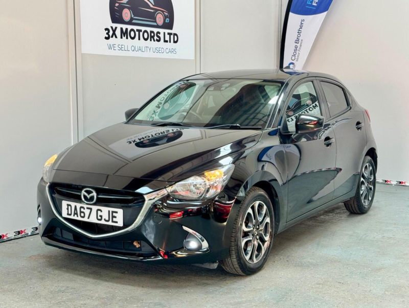 2017 Mazda Mazda2 1.5 Skyactiv-G Sport Nav Euro 6 (s/s) 5dr in Black — image 1