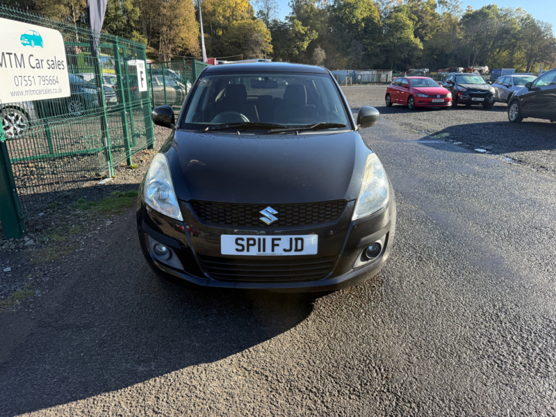 2011 Suzuki Swift 1.2 Sz4 Hatchback 5dr Petrol Auto Euro 5 (94 Ps) in Black — image 1