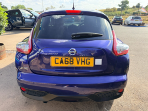 2018 Nissan Juke 1.2 Dig-T Tekna SUV 5dr Petrol Manual Euro 6 (s/s) (115 Ps) in Blue — image 3