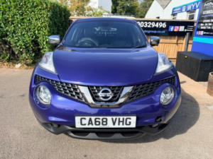 2018 Nissan Juke 1.2 Dig-T Tekna SUV 5dr Petrol Manual Euro 6 (s/s) (115 Ps) in Blue — image 6