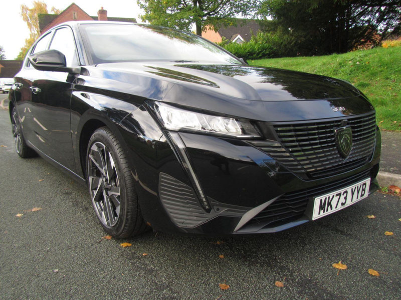 2023 Peugeot 308 1.2 Puretech Allure Premium - Repaired - Cat S in Black — image 1