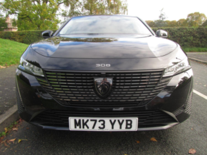 2023 Peugeot 308 1.2 Puretech Allure Premium - Repaired - Cat S in Black — image 2