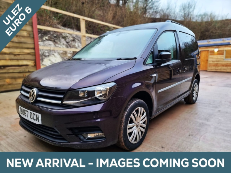 2017 Volkswagen Caddy Life Petrol Auto Driver Transfer Wheelchair Accessible Disabled Access Vehicle Wav in Purple — image 1