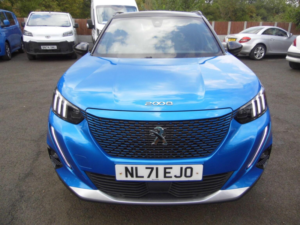 2021 Peugeot E-2008 50kwh Gt Auto 5dr in Blue — image 2