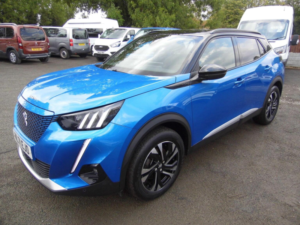 2021 Peugeot E-2008 50kwh Gt Auto 5dr in Blue — image 3
