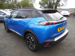 2021 Peugeot E-2008 50kwh Gt Auto 5dr in Blue — image 4