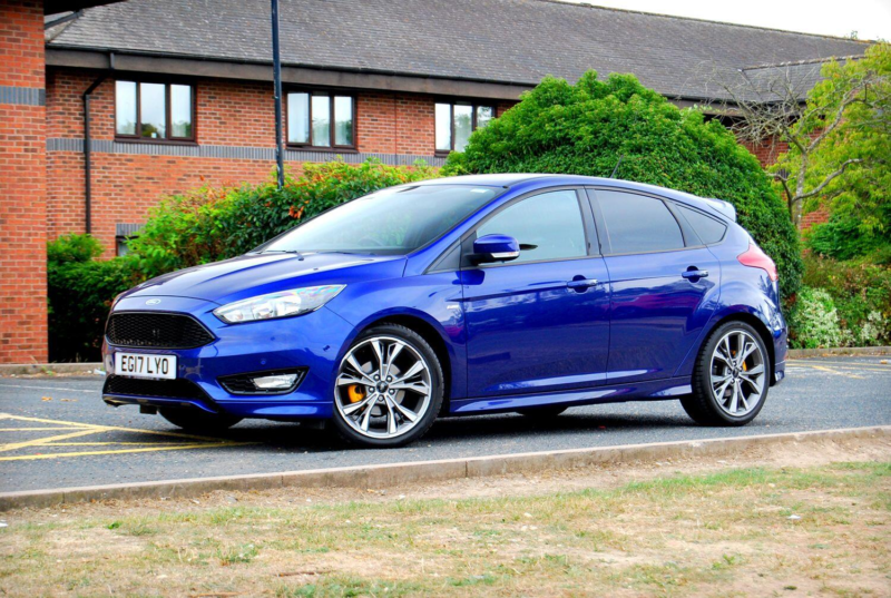 2017 Ford Focus St-Line 1.5 Tdci 5-Door Powershift Auto - 22,500 Miles - Sync 3 Sat Nav, 18inch Alloys - Fsh - Blue in Blue — image 1