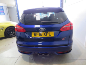 2016 Ford Focus 2.0 Tdci St-3 Powershift Euro 6 (s/s) 5dr in Blue — image 4