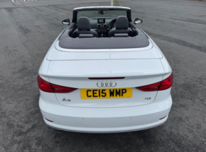 2015 Audi A3 Cabriolet 2.0 Tdi S Line S Tronic Euro 6 (s/s) 2dr in White — image 6