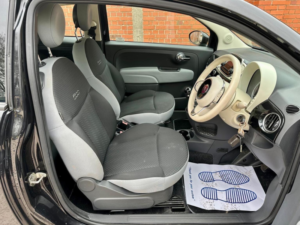 2017 Fiat 500 1.2 Eco Pop Star Euro 6 (s/s) 3dr in Black — image 3