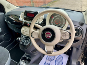 2017 Fiat 500 1.2 Eco Pop Star Euro 6 (s/s) 3dr in Black — image 4