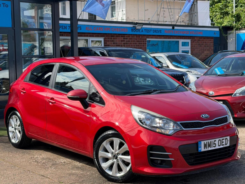 2015 Kia Rio 1.4 Ecodynamics 2 Euro 6 (s/s) 5dr in Red — image 1