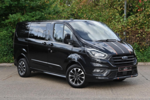 2020 Ford Transit Custom 2.0 320 Ecoblue Sport Crew Van L1 H1 Euro 6 (s/s) 5dr in Black — image 6