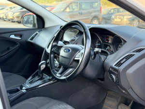 2015 Ford Focus 1.6 Titanium Powershift Euro 6 5dr in White — image 2