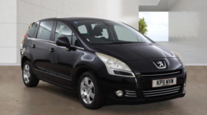 2011 Peugeot 5008 1.6 Hdi Sport Euro 5 5dr in Black — image 2