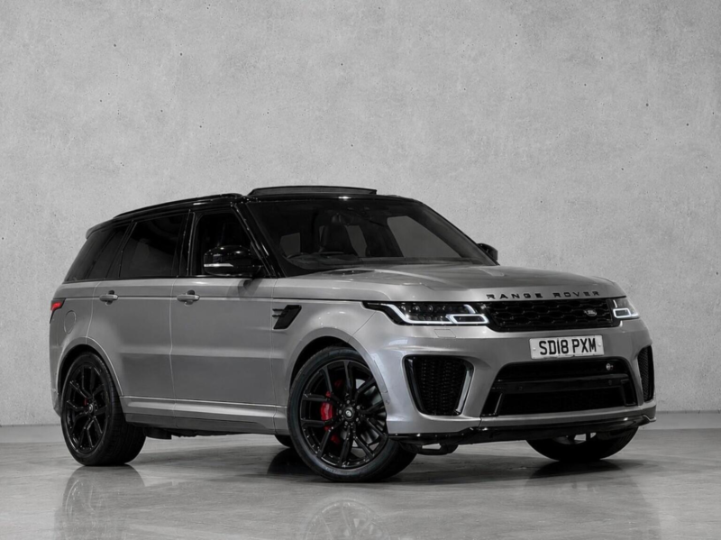 2018 Land Rover Range Rover Sport 5.0 P575 V8 Svr Auto 4WD Euro 6 (s/s) 5dr in Grey — image 1