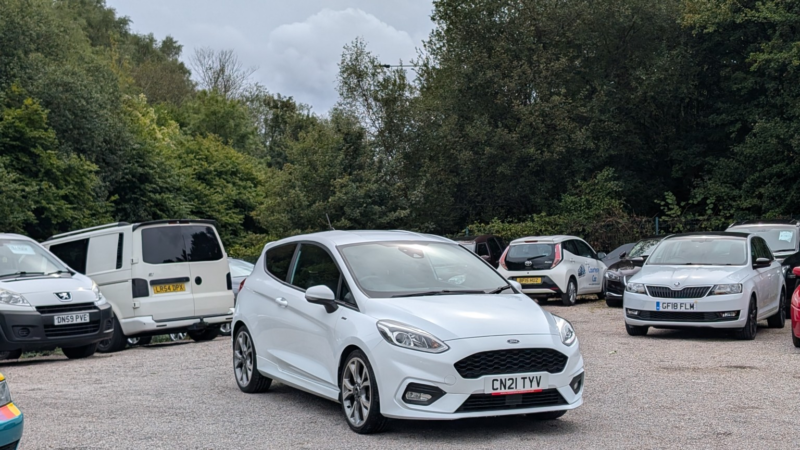 2021 Ford Fiesta 1.0 Fiesta St-Line X Edition 3 Door 1.0t Ecoboost Hybrid 125ps Fwd 6 Speed Manual in White — image 1