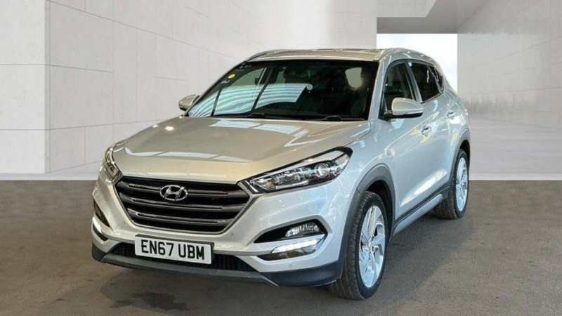 2018 Hyundai Tucson 1.7 Crdi Blue Drive Sport Edition Dct Euro 6 (s/s) 5dr in Silver — image 1