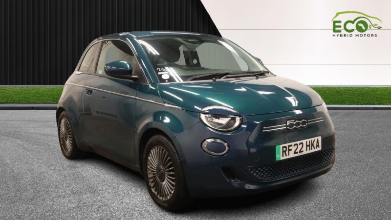 2022 Fiat 500e 42kwh 118hp Electric Icon in Green — image 1