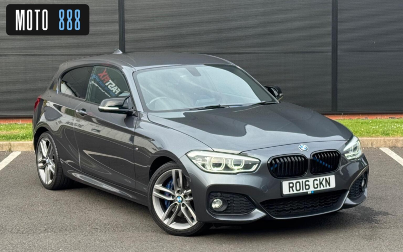 2016 BMW 1 Series 2.0 118d M Sport Auto Euro 6 (s/s) 3dr in Grey — image 1