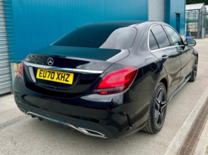 2020 Mercedes-Benz C Class 1.6 C200d Amg Line Edition (premium) G-Tronic+ Euro 6 (s/s) 4dr in Black — image 3