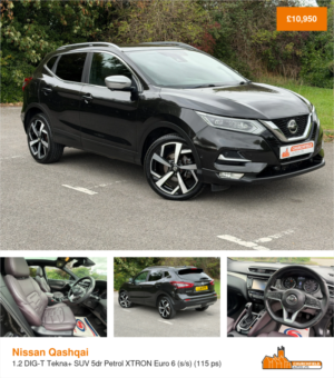 2018 Nissan Qashqai 1.2 Dig-T Tekna+ SUV 5dr Petrol Xtron Euro 6 (s/s) (115 Ps) in Black — image 2