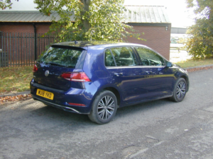2018 Volkswagen Golf Ref 8838 - 1.0 Tsi Se (uk - Rhd) in Blue — image 3