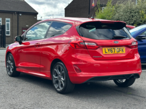2018 Ford Fiesta 1.0t Ecoboost St-Line Hatchback 3dr Petrol Manual Euro 6 (s/s) (140 Ps) in Red — image 3