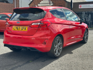 2018 Ford Fiesta 1.0t Ecoboost St-Line Hatchback 3dr Petrol Manual Euro 6 (s/s) (140 Ps) in Red — image 4