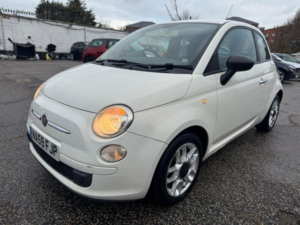 2009 Fiat 500 1.2 Pop Euro 5 (s/s) 3dr in White — image 2