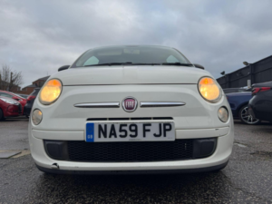 2009 Fiat 500 1.2 Pop Euro 5 (s/s) 3dr in White — image 5