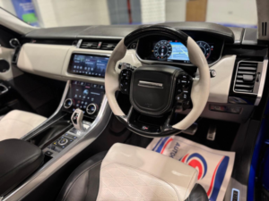 2018 Land Rover Range Rover Sport 5.0 P575 V8 Svr Auto 4WD Euro 6 (s/s) 5dr in Blue — image 2