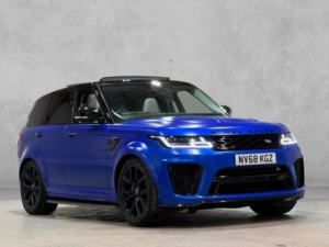 2018 Land Rover Range Rover Sport 5.0 P575 V8 Svr Auto 4WD Euro 6 (s/s) 5dr in Blue — image 6