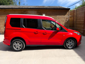 2022 Ford Tourneo Connect 4 SEAT Auto Wheelchair Accessible Disabled Access Vehicle Wav in Red — image 5