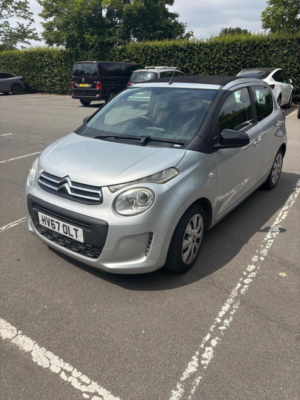 2017 Citroen C1 1.0 Vti Feel Airscape Euro 6 5dr (euro 6) in Grey — image 2