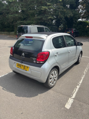 2017 Citroen C1 1.0 Vti Feel Airscape Euro 6 5dr (euro 6) in Grey — image 3