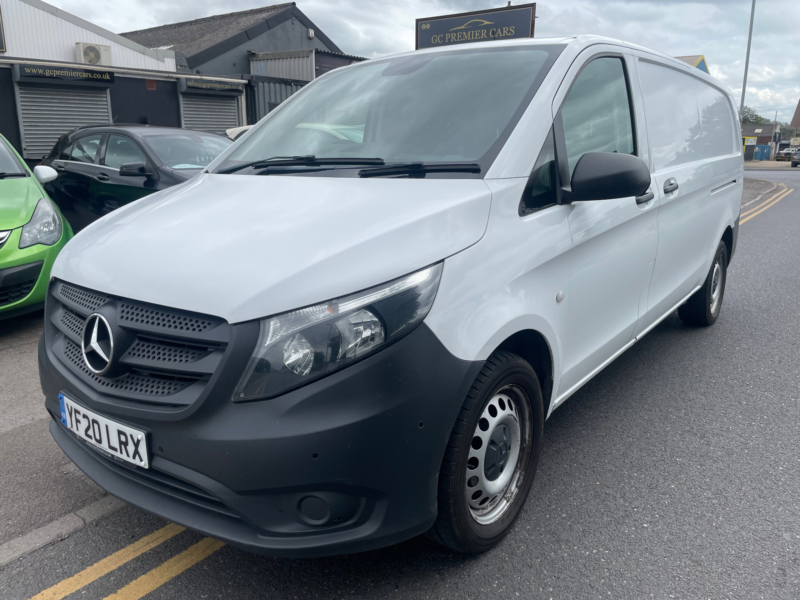 2020 Mercedes-Benz Vito 2.1 114 Cdi Pure Panel Van 5dr Diesel Manual Rwd L3 Euro 6 (s/s) (136 Ps) in White — image 1