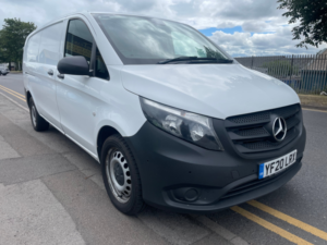 2020 Mercedes-Benz Vito 2.1 114 Cdi Pure Panel Van 5dr Diesel Manual Rwd L3 Euro 6 (s/s) (136 Ps) in White — image 3