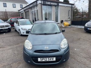 2012 Nissan Micra 1.2 12v Visia Hatchback 5dr Petrol Manual Euro 5 (80 Ps) in Grey — image 2