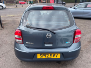 2012 Nissan Micra 1.2 12v Visia Hatchback 5dr Petrol Manual Euro 5 (80 Ps) in Grey — image 5