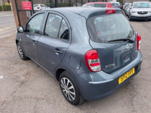 2012 Nissan Micra 1.2 12v Visia Hatchback 5dr Petrol Manual Euro 5 (80 Ps) in Grey — image 6