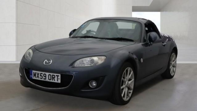 2009 Mazda Mx-5 2.0 I Sport Tech Grey Convertible 2dr 9 Stamps+leather in Grey — image 1
