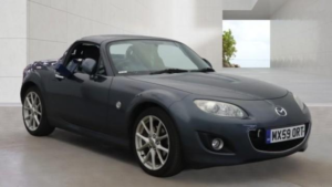 2009 Mazda Mx-5 2.0 I Sport Tech Grey Convertible 2dr 9 Stamps+leather in Grey — image 3